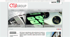 Desktop Screenshot of oxigroup.it